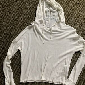 White hoodie shirt